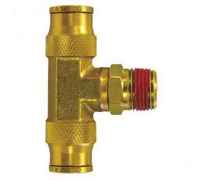 DOT IMPERIAL TUBE TO MALE PIPE THREAD - TEE SWIVEL BRANCH